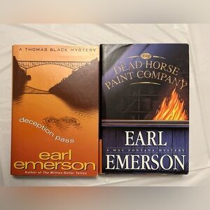 4/$6 bundle Earl Emerson/“deception pass”&”Dead Horse Painting Co” Books